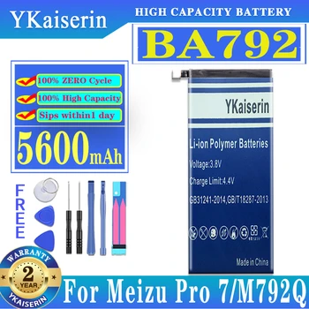 5600 мАч BA792 Новый Аккумулятор Для Meizu Pro 7 Pro7 M792Q M792C M792H BA791 Телефон Высокого Качества + Номер для отслеживания