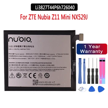 100% Новый Оригинальный 3,85 В 2830 мАч Li3827T44P6h726040 Аккумулятор Для ZTE Nubia Z11 Mini NX529J Аккумуляторные Батареи + Бесплатные Инструменты
