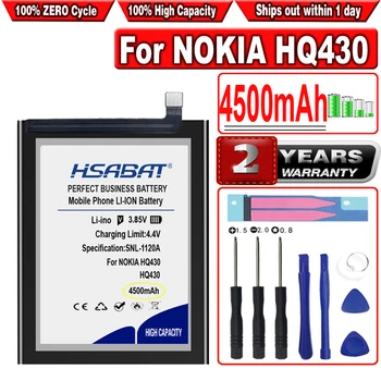 HSABAT 4500 мАч HQ430 Батарея для Nokia 3,4 5,4 TA-1288 TA-1285 TA-1283 TA-1333 TA-1340 TA-1337 TA-1328 TA-1325
